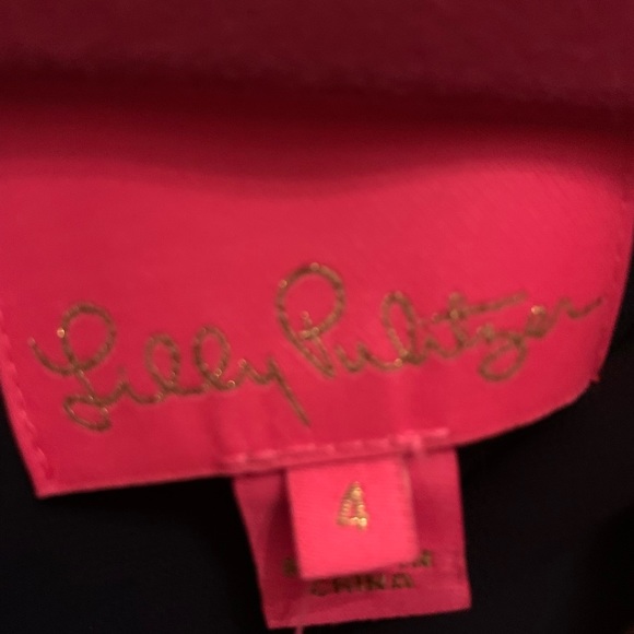 Lilly Pulitzer NWT Sz 4, Shift dress in Navy. - Picture 4 of 5